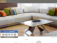 Tablet Screenshot of meubles-saintes-17.com